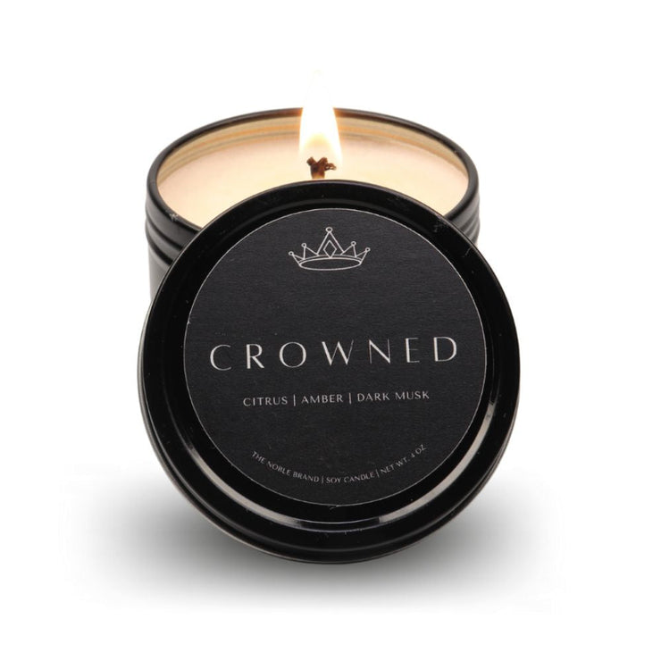 Crowned Soy Candle - The Noble Brand, LLC