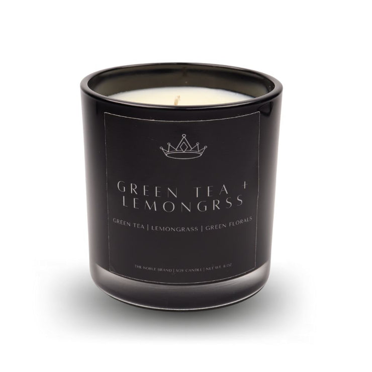 Green Tea + Lemongrass Soy Candle - The Noble Brand, LLC